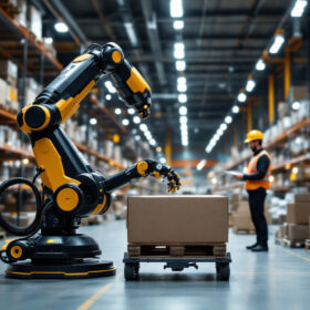 A photograph of a sleek