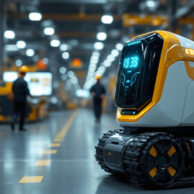 A photograph of a sleek