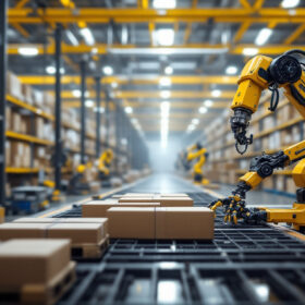 A photograph of a sleek