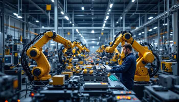A photograph of a modern industrial setting in china