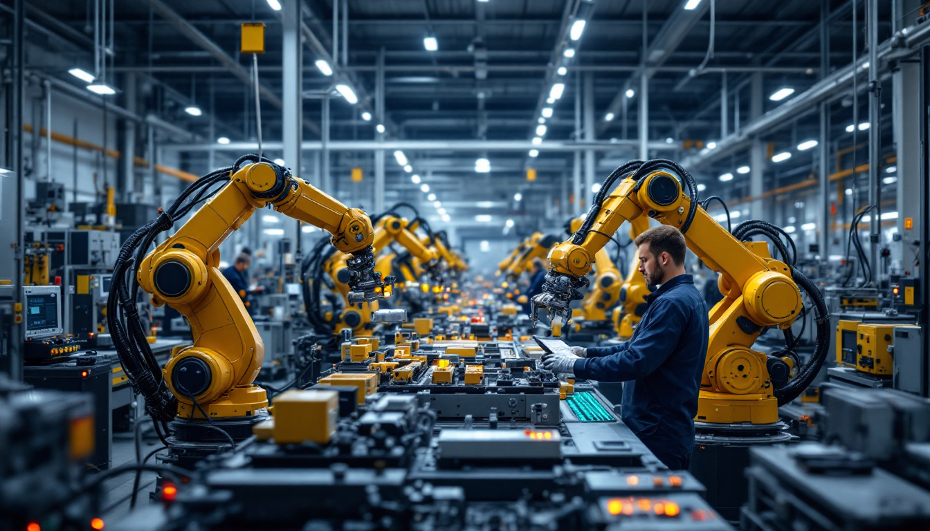 A photograph of a modern industrial setting in china