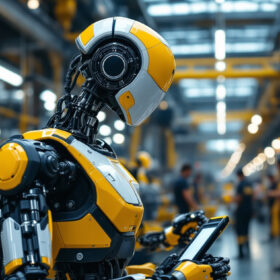 A photograph of a sleek