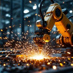 A photograph of a sleek