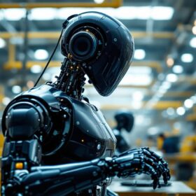 A photograph of a sleek