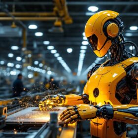 A photograph of a sleek