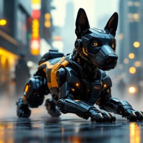 A photograph of a sleek