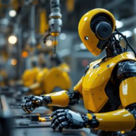 A photograph of a sleek