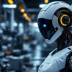 A photograph of a sleek