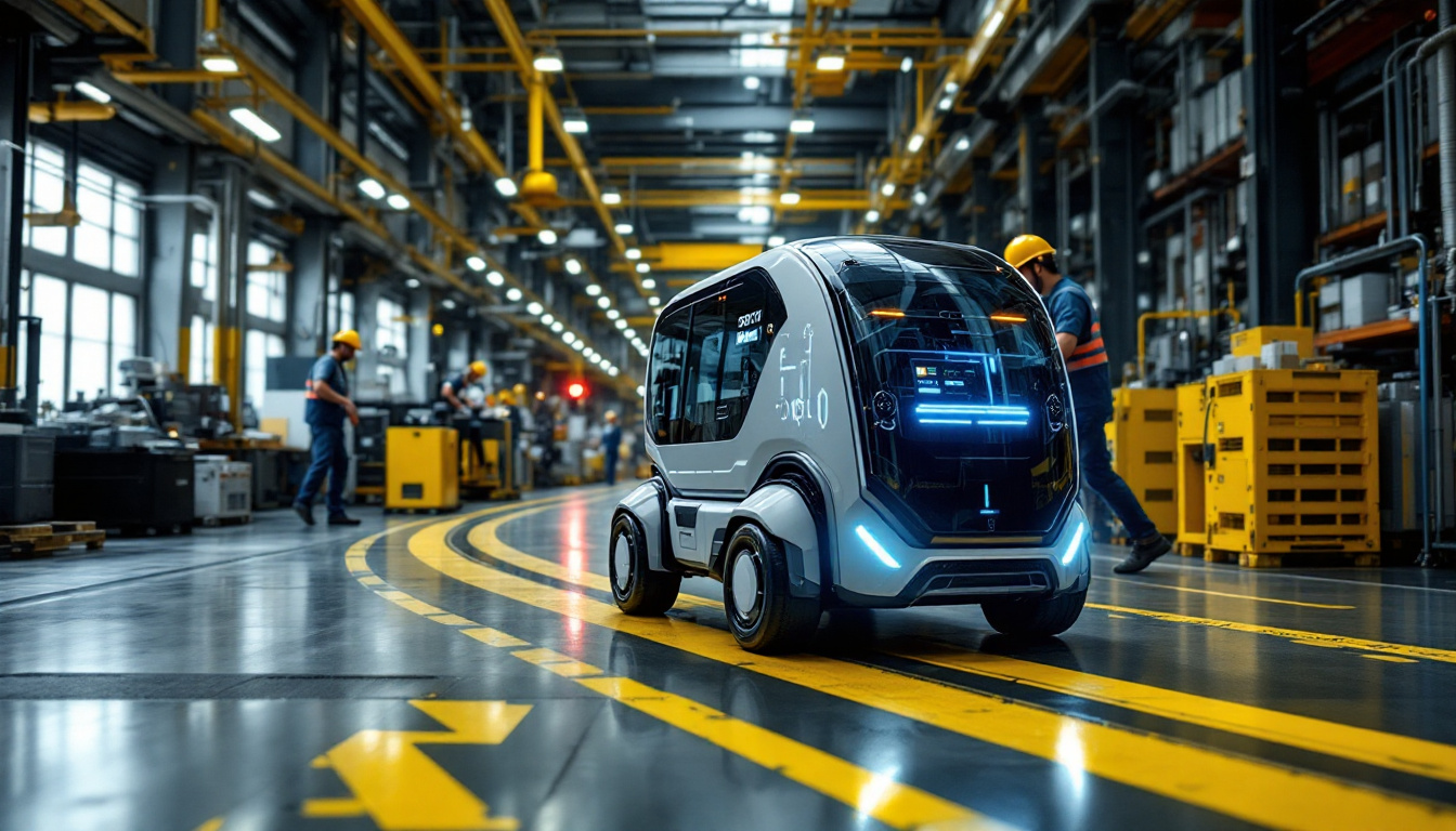 A photograph of a sleek