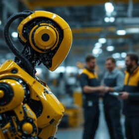 A photograph of a sleek