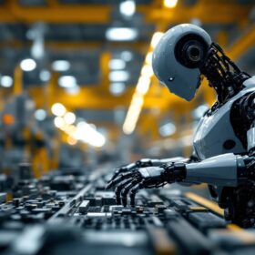 A photograph of a sleek