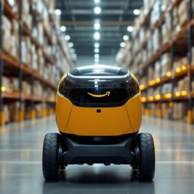 A photograph of a sleek