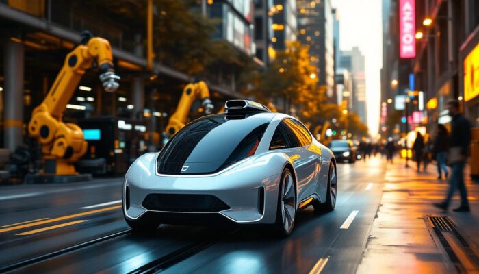 A photograph of a sleek