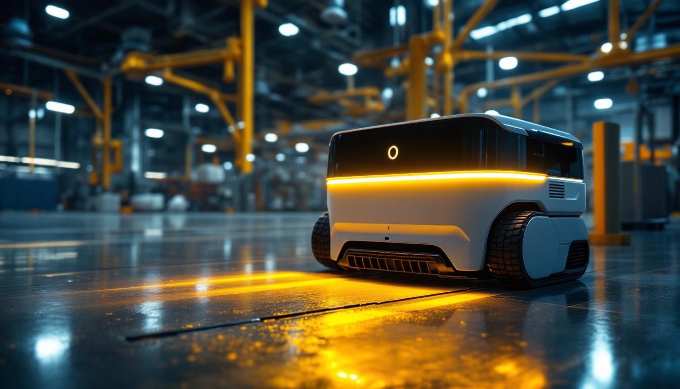 A photograph of a sleek