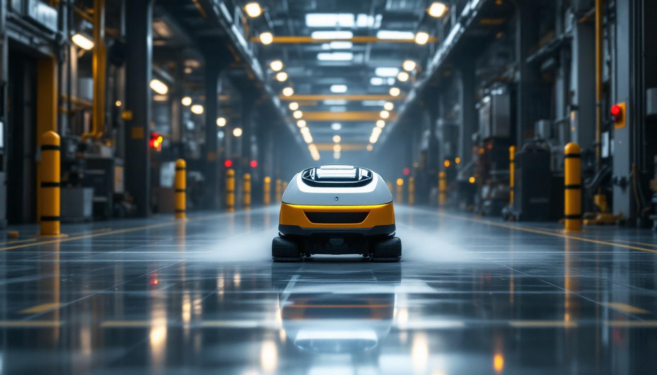 A photograph of a sleek