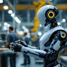 A photograph of a sleek