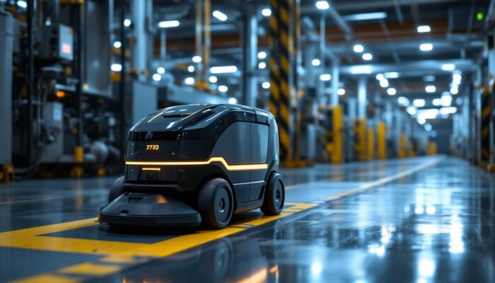 A photograph of a sleek