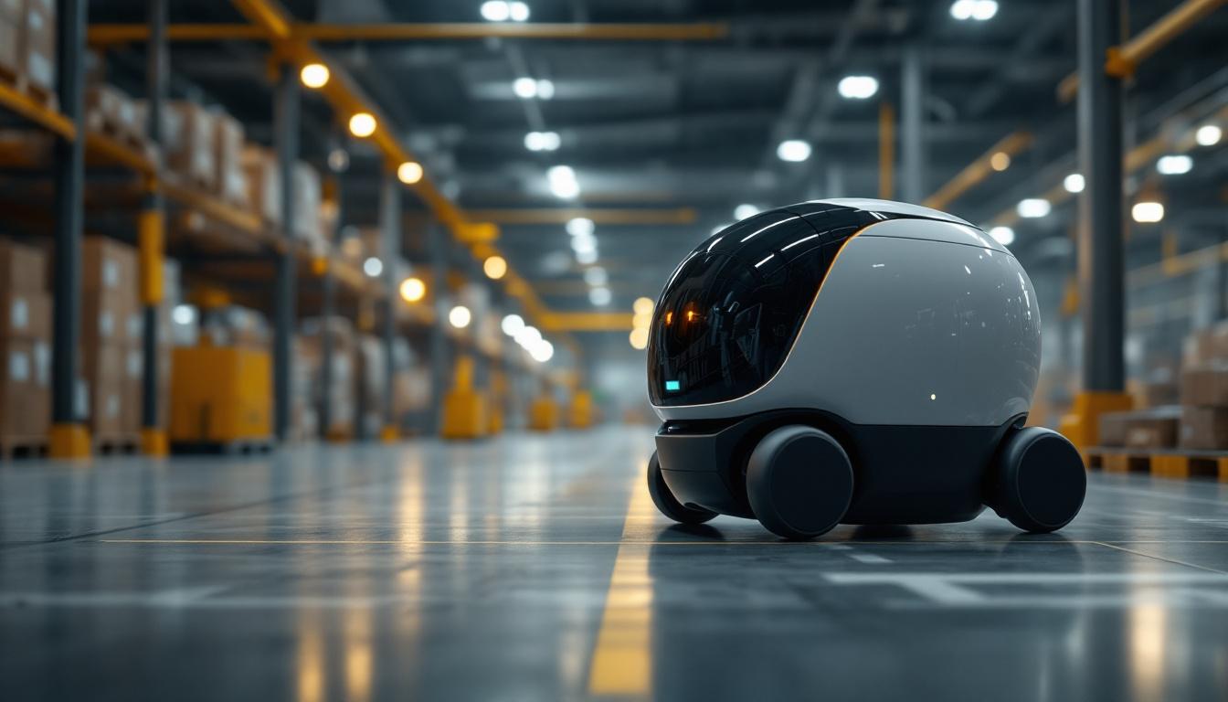 A photograph of a sleek