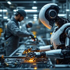 A photograph of a sleek