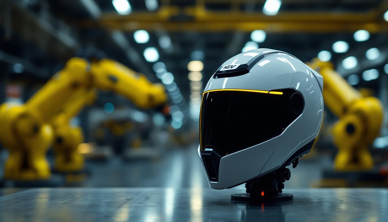 A photograph of a sleek