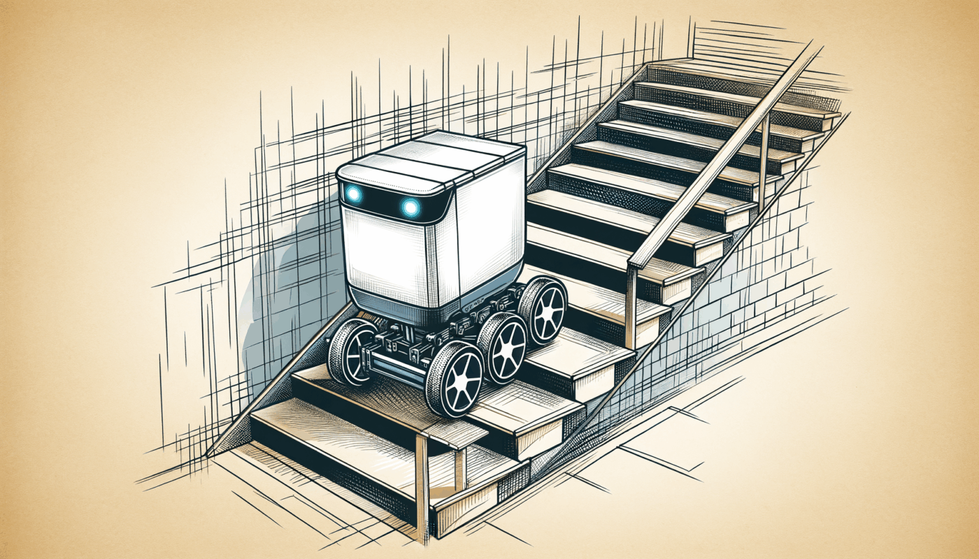 Stair Climbing Delivery Robot Delivers Across Floor Levels BeezBot Stair Climbing Delivery Robot Delivers Across Floor Levels BeezBot