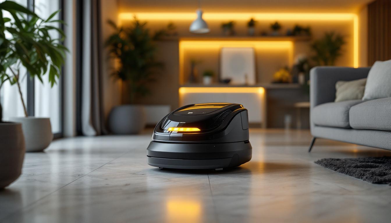A photograph of a sleek