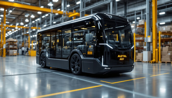 A photograph of a sleek