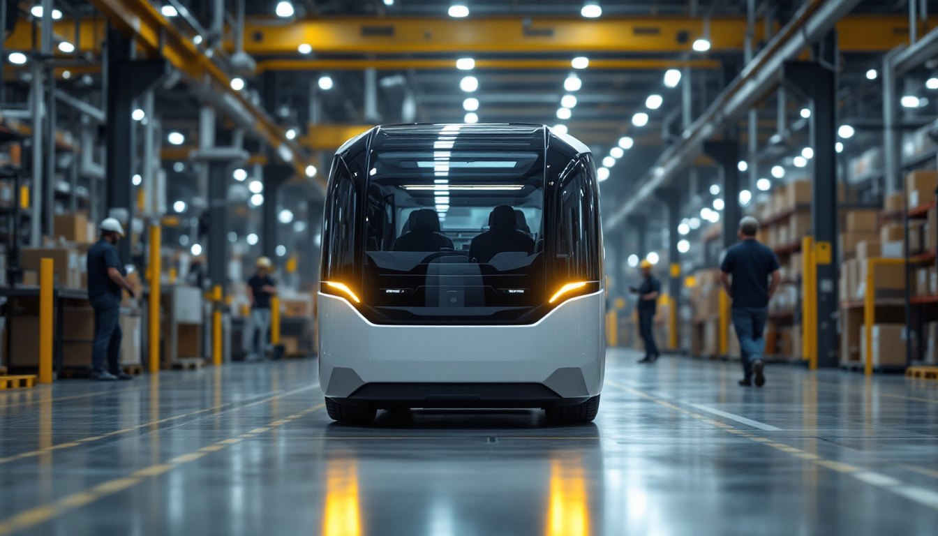 A photograph of a sleek