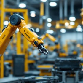 A photograph of a sleek