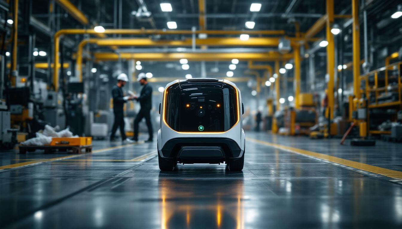 A photograph of a sleek