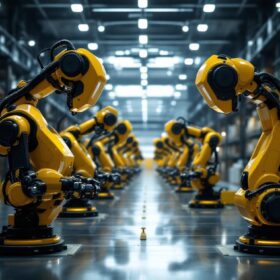 A photograph of a sleek