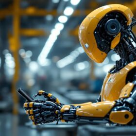 A photograph of a sleek