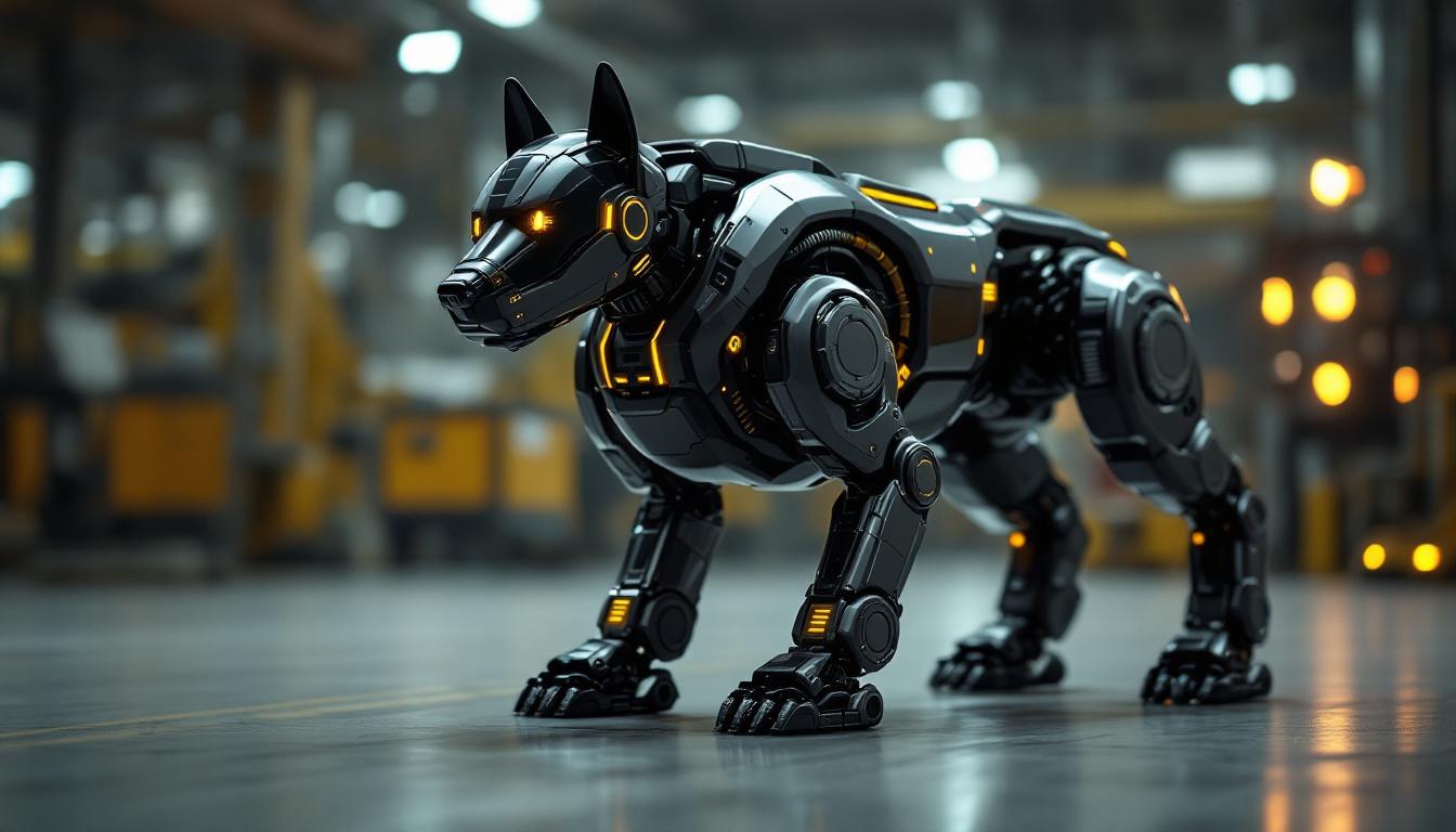 A photograph of a sleek