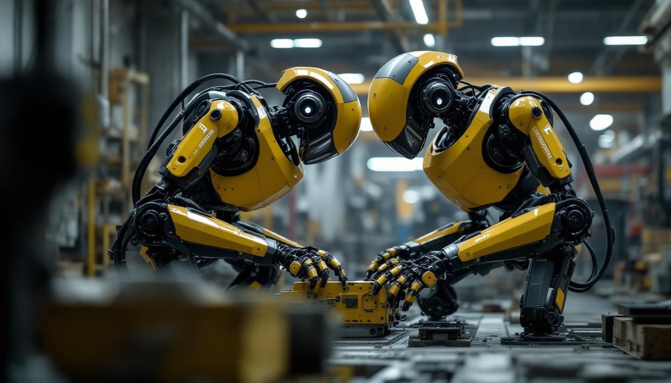 A photograph of capture a photograph of boston dynamics' atlas robot in action