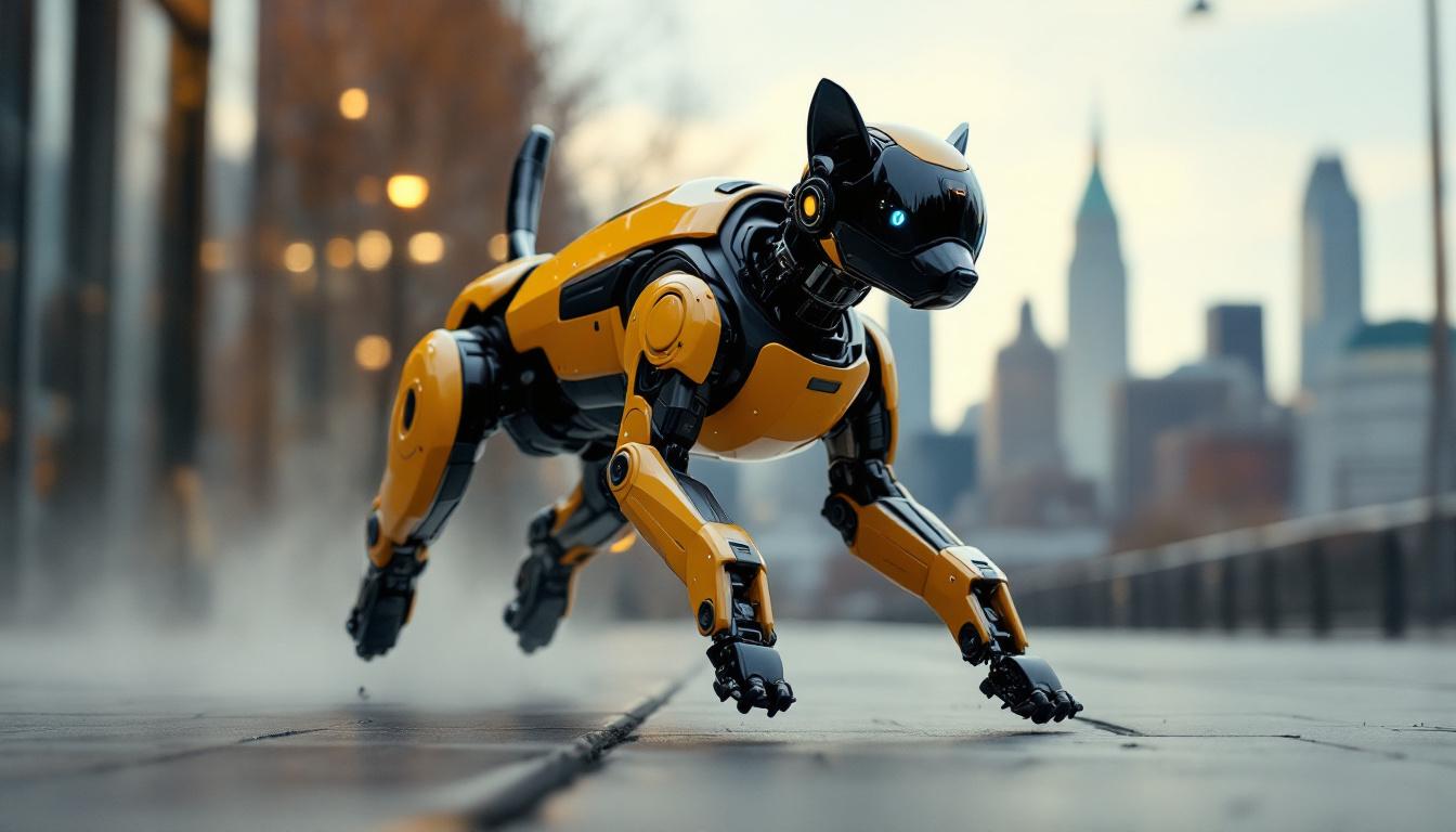 A photograph of a sleek