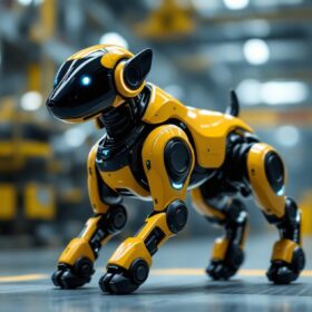 A photograph of a sleek