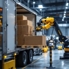 A photograph of capture a photograph of a robotic arm in action