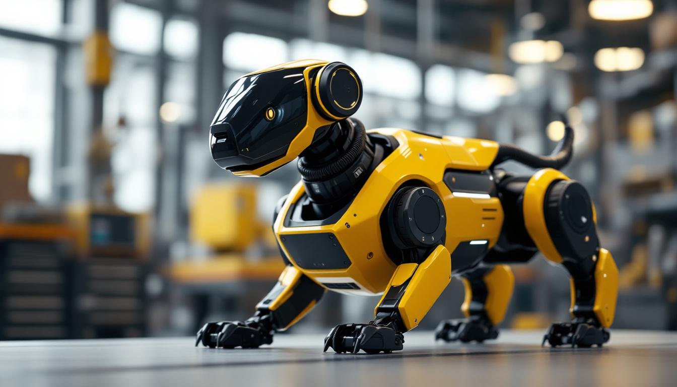 A photograph of a sleek