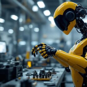 A photograph of a sleek