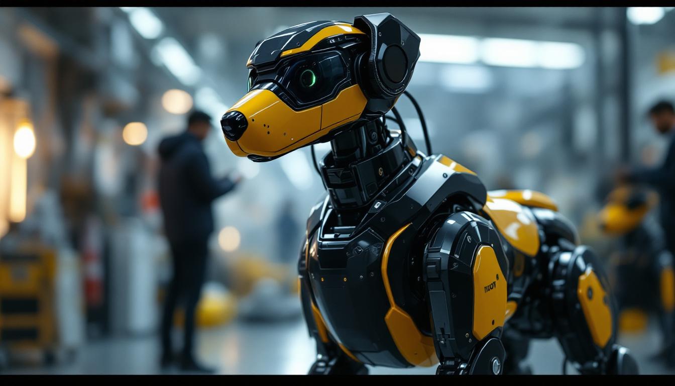 A photograph of a sleek