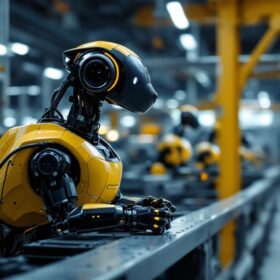 A photograph of a sleek