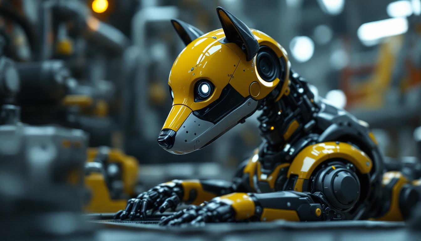 A photograph of a sleek