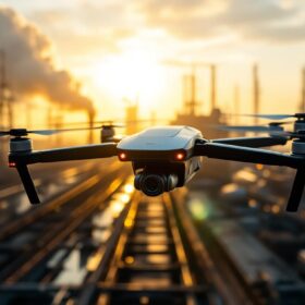 A photograph of a sleek