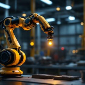 A photograph of a sleek