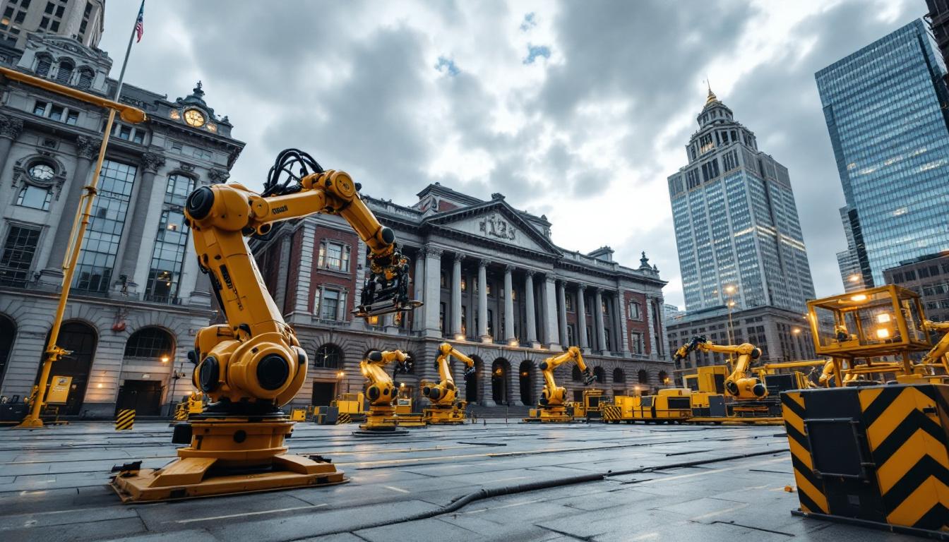 A photograph of the boston main post office showcasing its impressive architecture