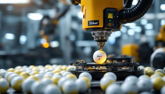 A photograph of a high-tech industrial robotic arm in action