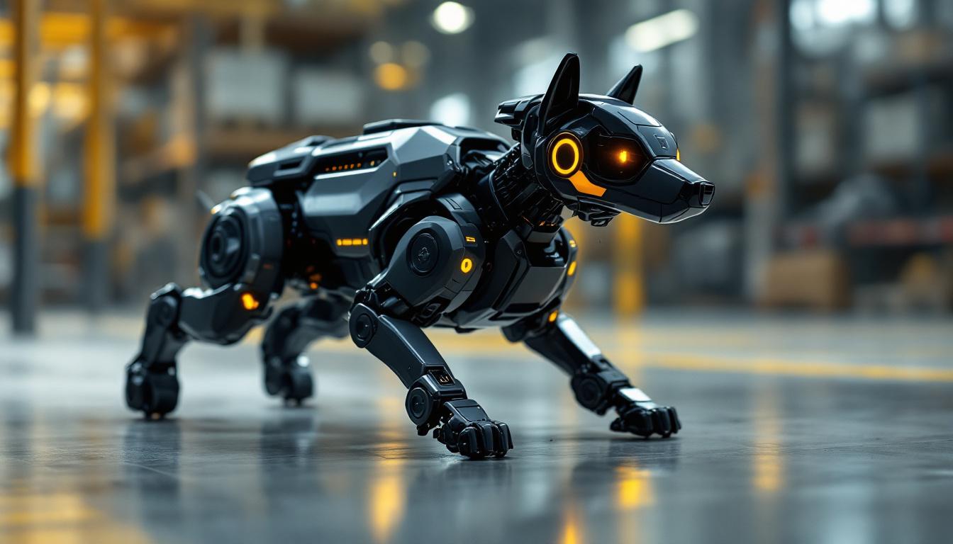 A photograph of a sleek