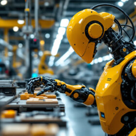 A photograph of a sleek