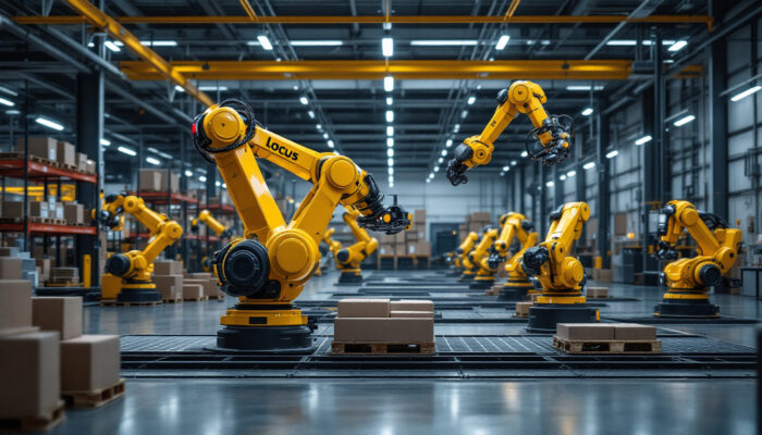 A photograph of capture a photograph of locus robotics' headquarters