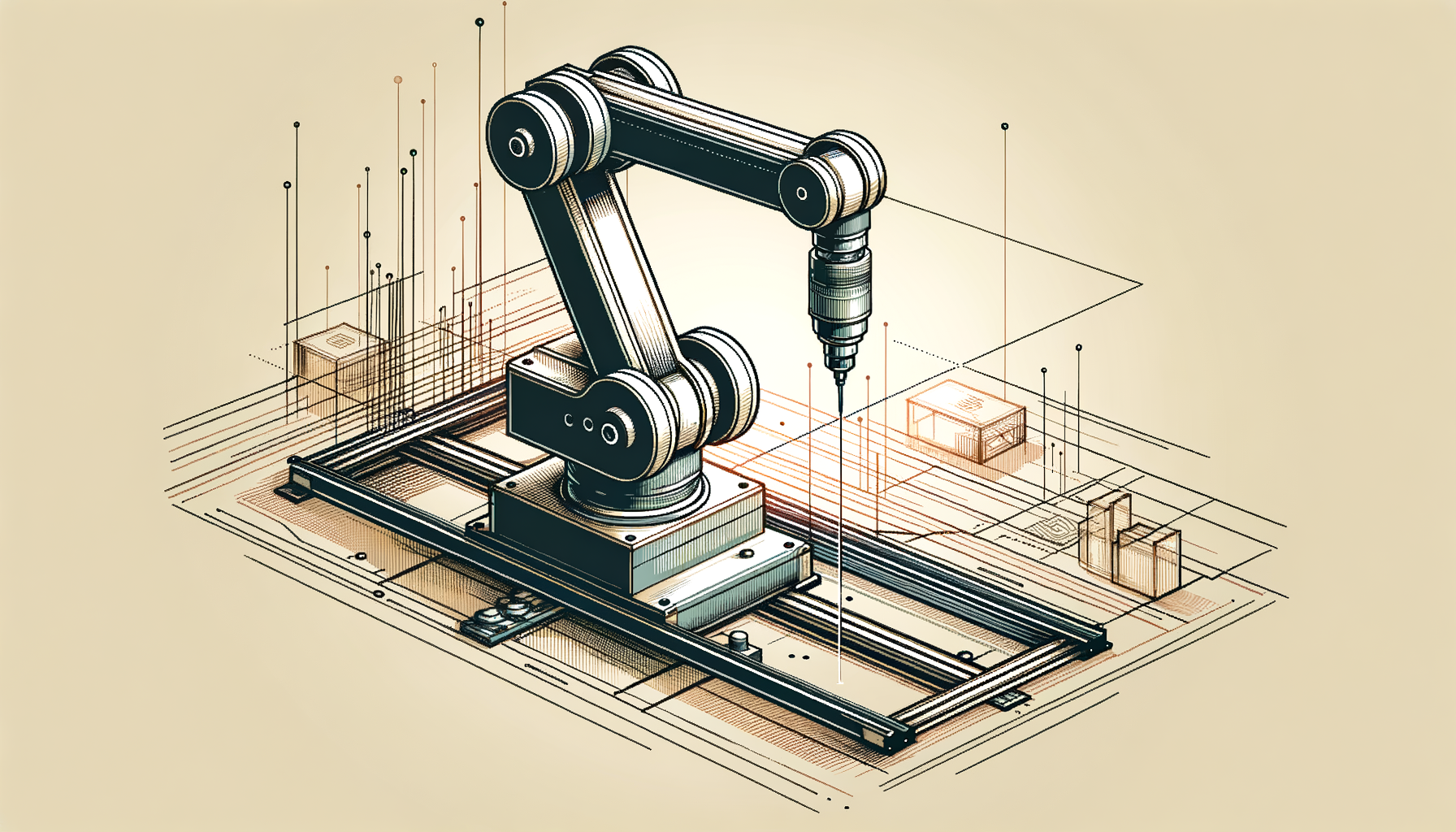 A cartesian/gantry robot in action